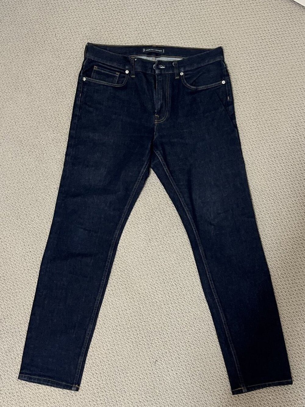 Everlane Uniform Men’s Jeans 32x30 Dark Indigo Organic Cotton Stretch